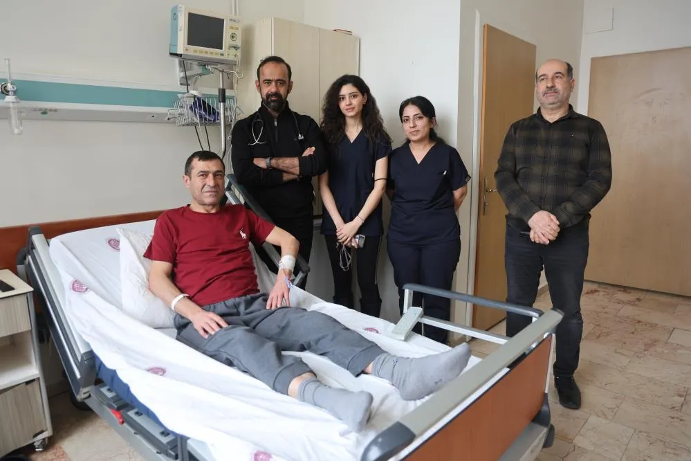 Kapalı damarı Almanya'da açılmayınca, Elazığ'a gelip sağlığına kavuştu