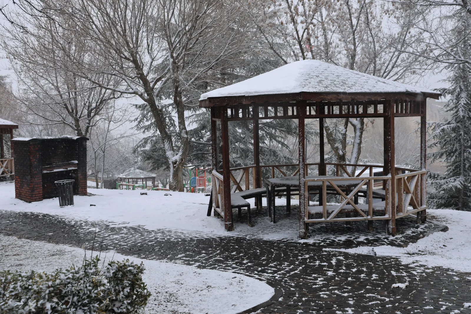 Meteoroloji Uyarmıştı: Elazığ Güne Kar Yağışıyla Başladı
